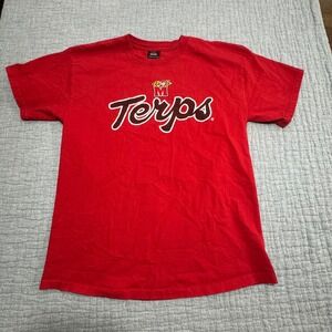 Vintage Maryland Terrapins T-shirt Men's Large 2005-2012 Logo‎ Colosseum Tee USA
